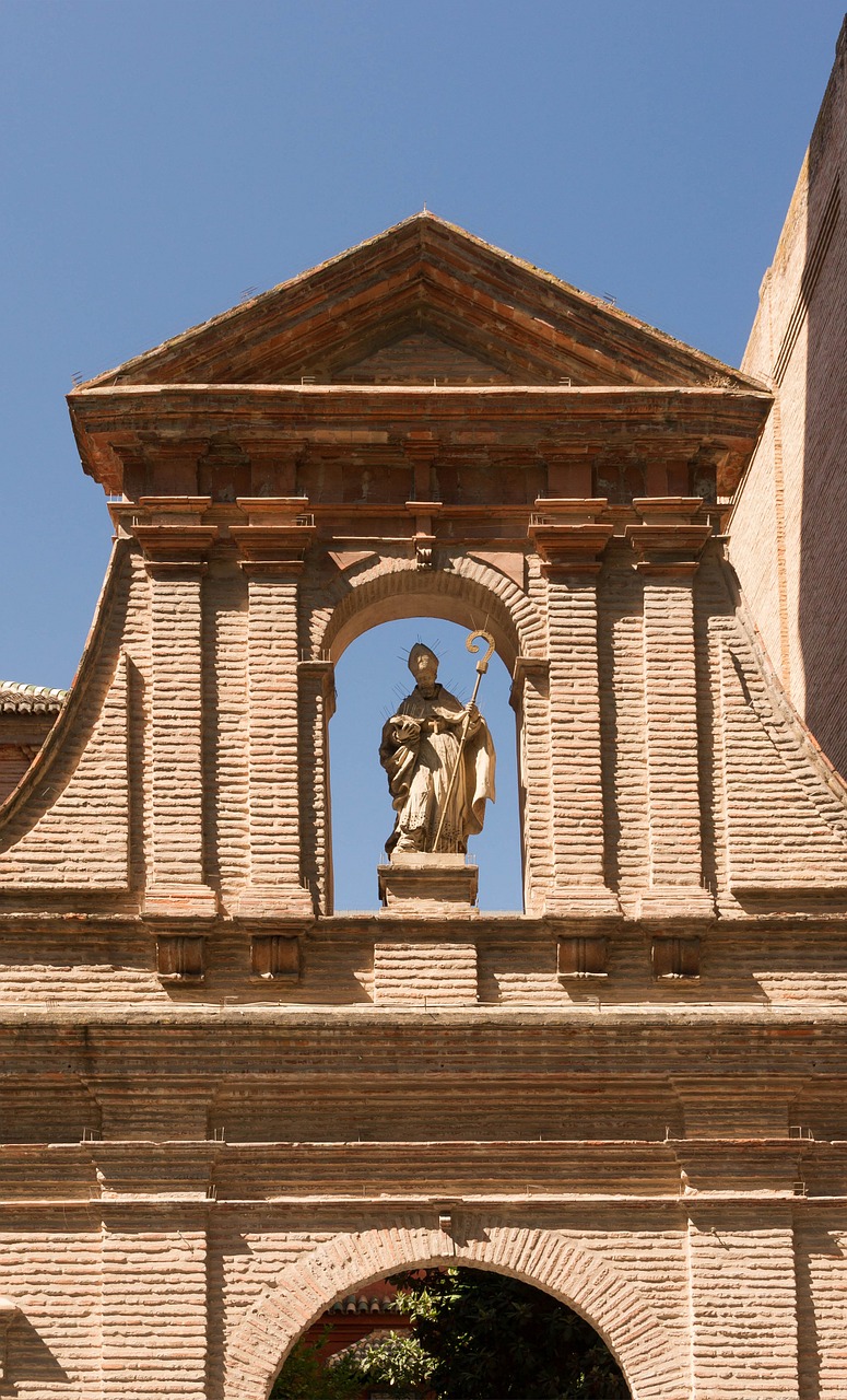 Nuestra Señora De Las Angustias, Vienuolynas, Vyskupas, Statula, Granada, Ispanija, Frontonas, Įėjimas, Architektūra, Nemokamos Nuotraukos