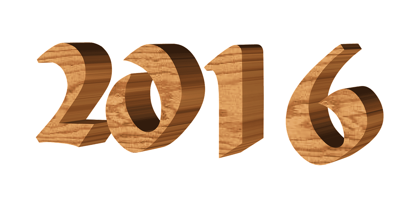 Numeris, 2016 Png, 3D, Kompiuterinė Grafika, Logotipas, Izoliuotas, Antraštė, Šrifto, Raidės, Laimingų Naujųjų Metų