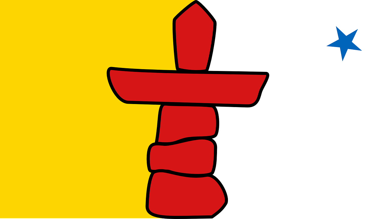 Nunavut, Vėliava, Teritorija, Kanada, Kanados, Nemokama Vektorinė Grafika, Nemokamos Nuotraukos,  Nemokama Licenzija