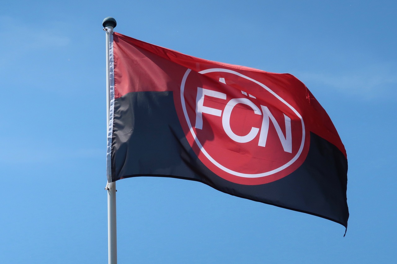 Niurnbergas,  Fcn,  Šveicarijos Frankų,  Futbolas,  Bundesliga: Klubai Vėliava,  Fc Nürnberg, Nemokamos Nuotraukos,  Nemokama Licenzija