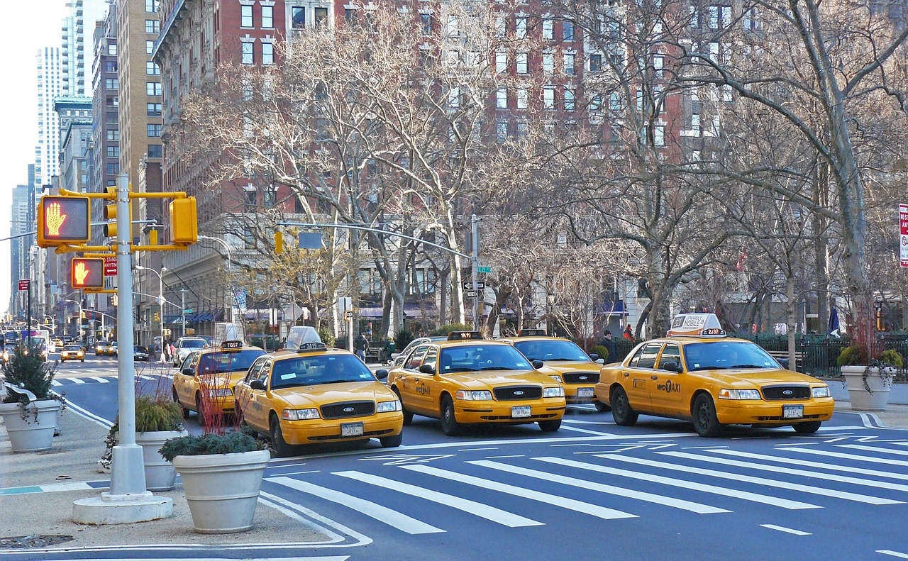 Nyc,  Niujorkas,  Taksi,  Amerikietis,  Simbolis,  Miestas,  Gatvė,  Turizmas,  Automobilis,  Transporto Priemonė