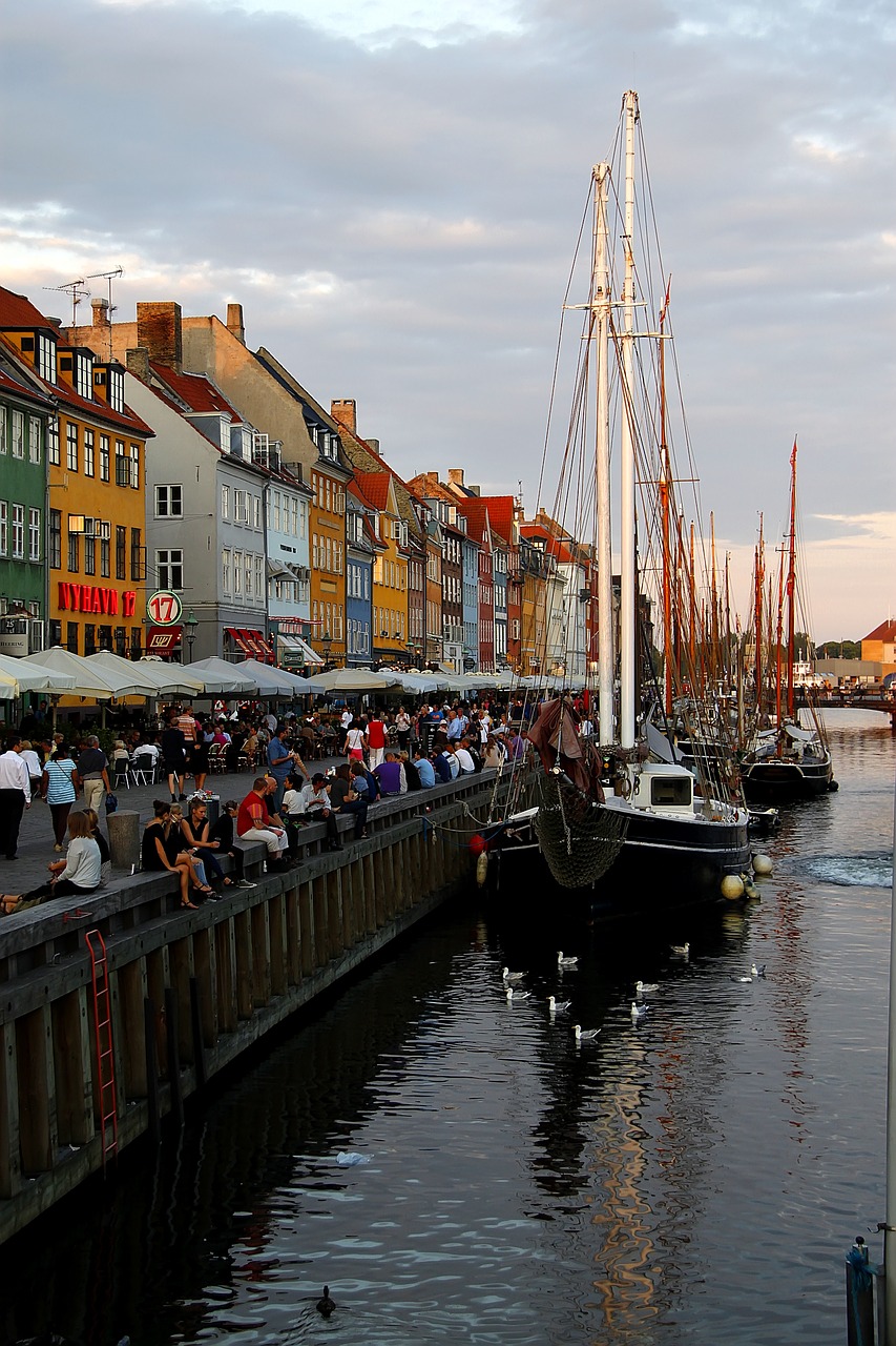 Nyhavn, Kopenhaga, Kraštovaizdis, Laivas, Nustatyti, Gatvė, Nemokamos Nuotraukos,  Nemokama Licenzija