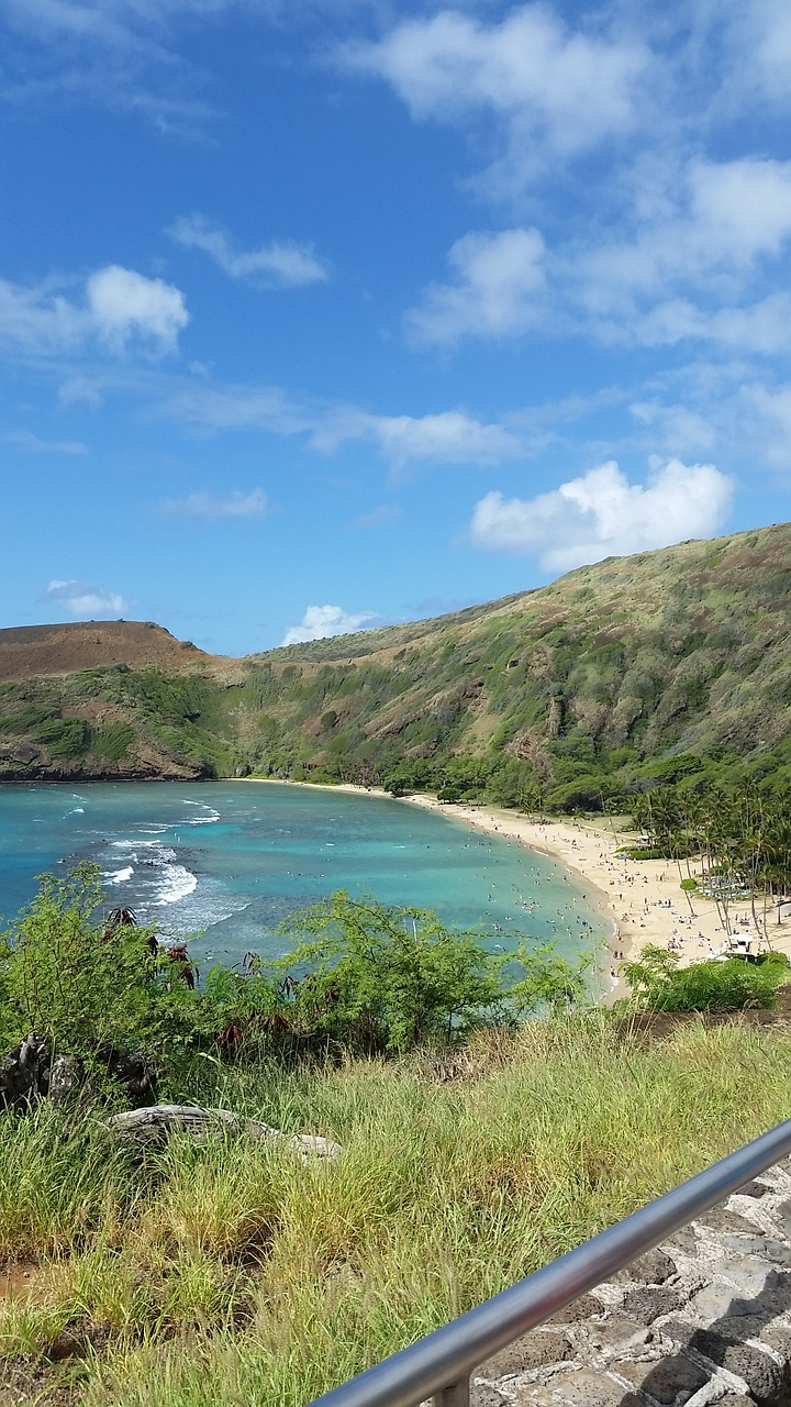 Oahu, Papludimys, Vanduo, Kalnai, Vasara, Atostogos, Nemokamos Nuotraukos,  Nemokama Licenzija