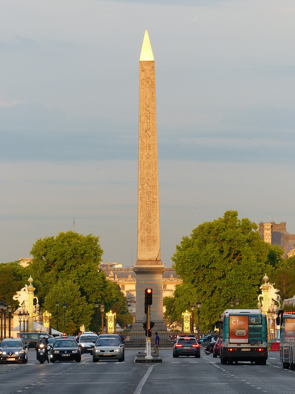 Obeliskas, Vieta De La Concorde, Paris, Saulė, Nemokamos Nuotraukos,  Nemokama Licenzija
