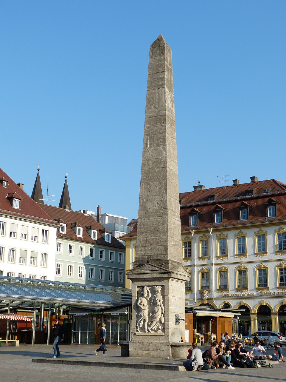 Obeliskas, Würzburg, Bavarija, Swiss Francs, Istoriškai, Pastatas, Bažnyčia, Senamiestis, Lankytinos Vietos, Turgus