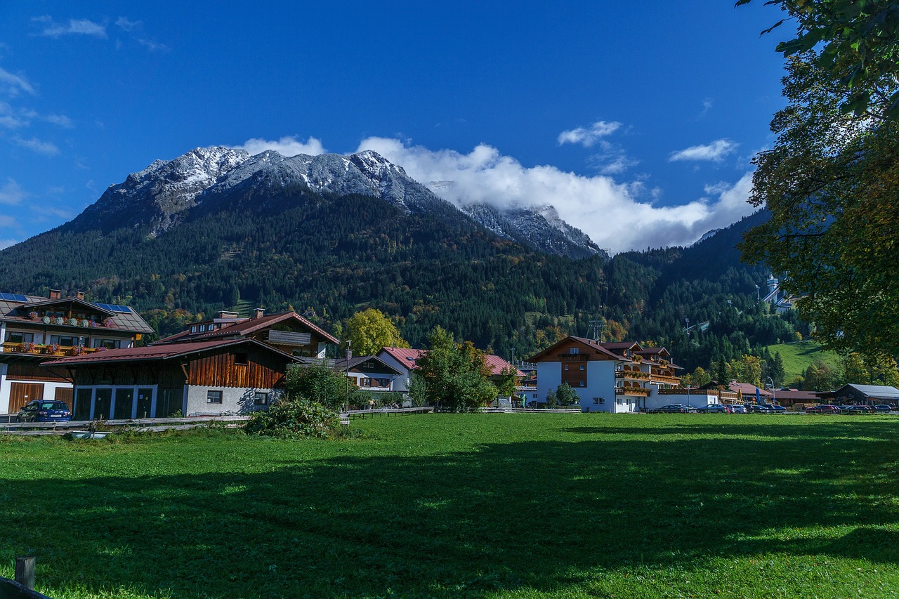 Oberstdorf, Allgäu, Alpių, Kalnai, Kraštovaizdis, Žygiai, Gamta, Dangus, Miškas, Žolės Knoll