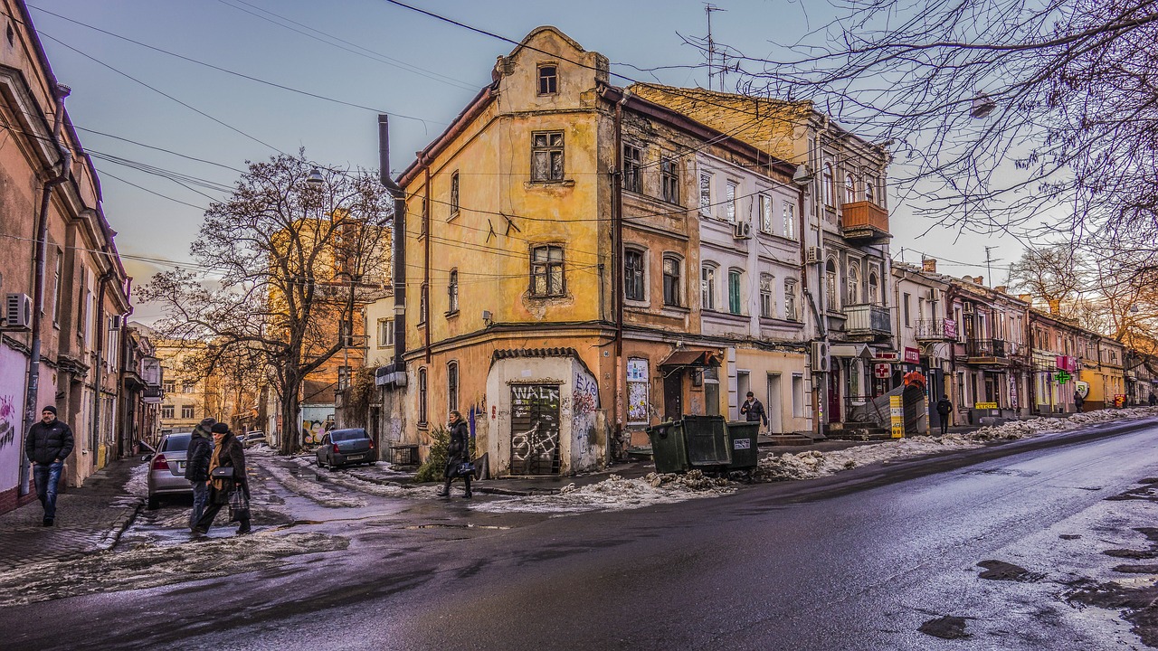 Odessa Kryžkelėje Žiemą, Žmonės, Namie, Nemokamos Nuotraukos,  Nemokama Licenzija