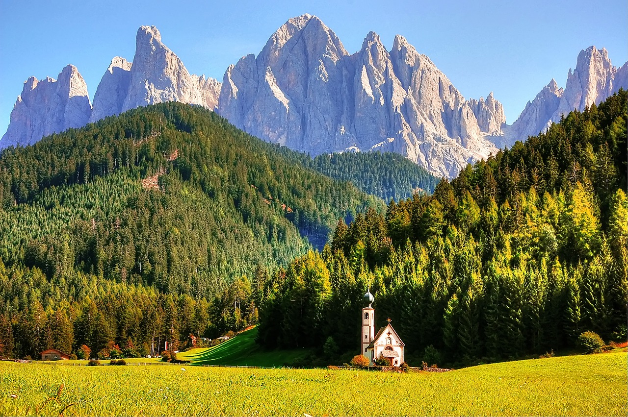 Odle, Dolomitai, Kalnai, Italy, South Tyrol, Alpių, Kraštovaizdis, Alpių Panorama, Vaizdas, Gamta