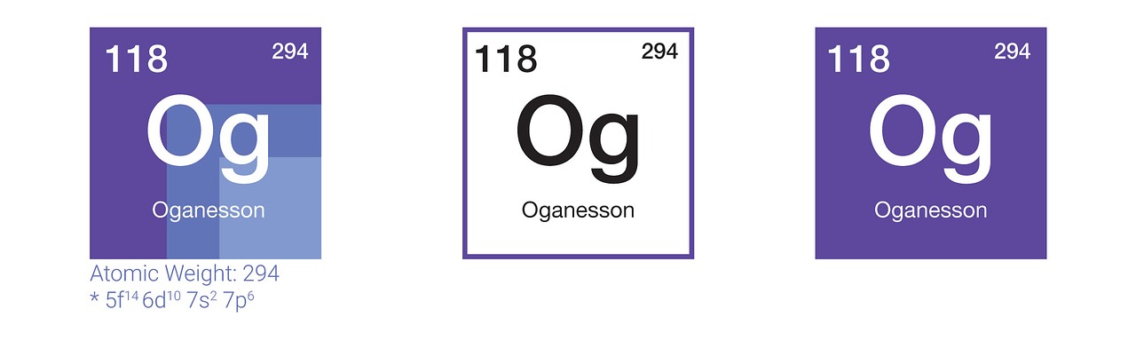 Oganesson, Chemija, Periodinė Elementų Lentelė, Elementai, Fizika, Atomas, Elektronas, Simbolis, Mokslas, Atominė