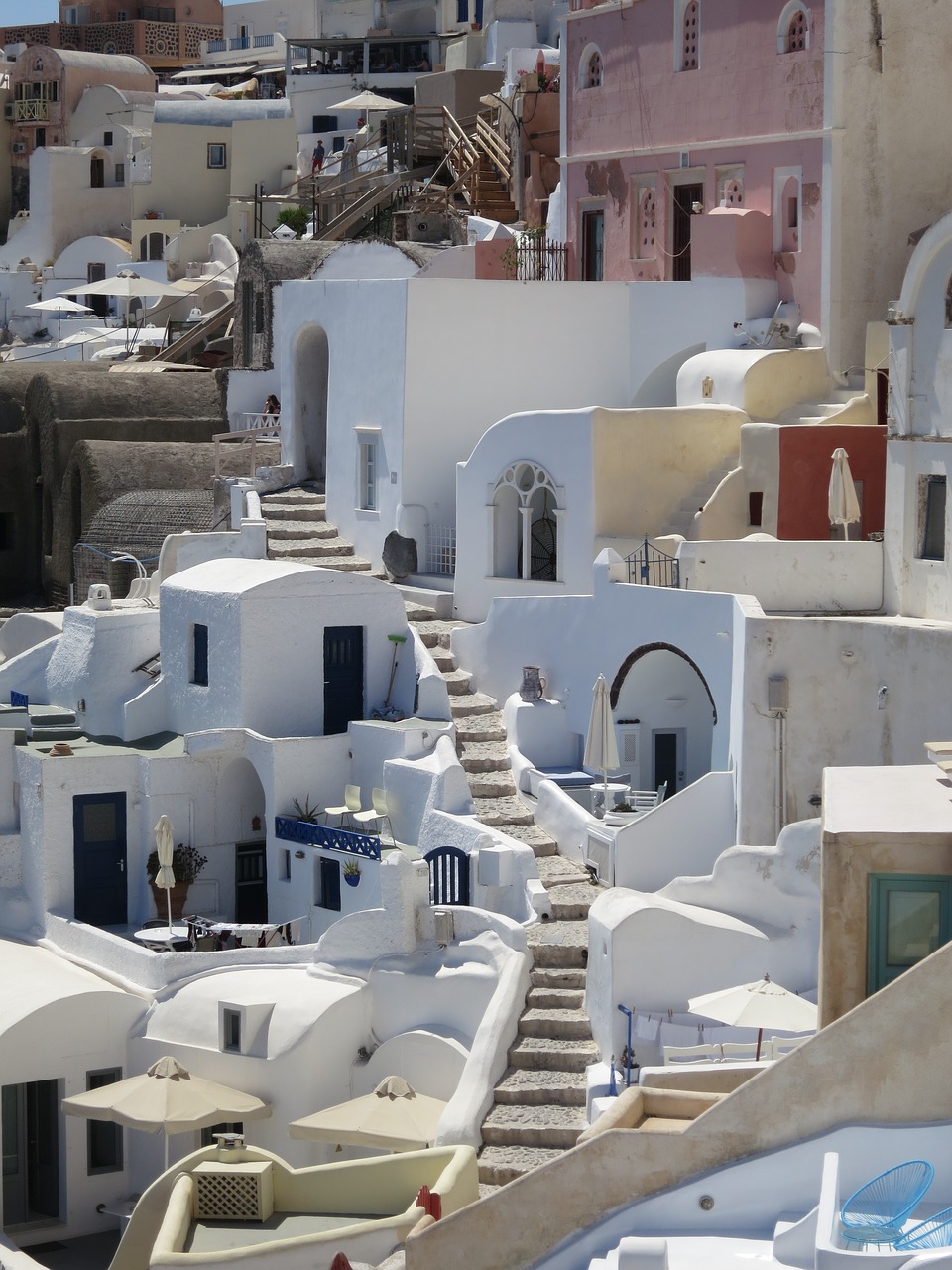 Oia,  Santorini,  Graikija,  Architektūra,  Sala,  Kelionė,  Atostogos,  Turizmas,  Graikų,  Kaimas