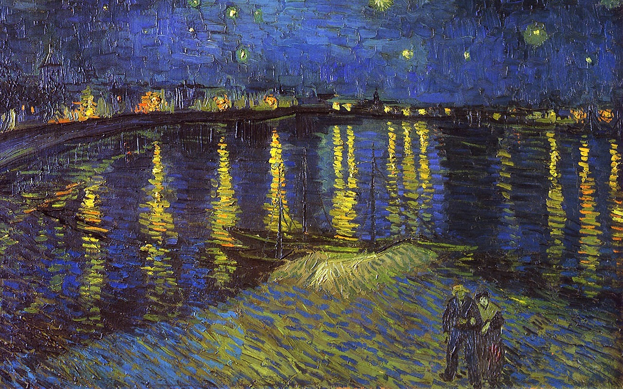 Tapyba Aliejiniais Dažais, Naktinis Vaizdas, Van Gogh, Nemokamos Nuotraukos,  Nemokama Licenzija