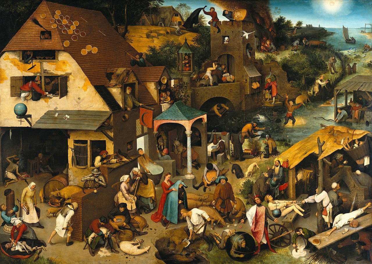 Tapyba Aliejiniais Dažais, Pieter Bruegel Iš Vyresnio Amžiaus, 1559, Olandų Pasakojimai, Nemokamos Nuotraukos,  Nemokama Licenzija