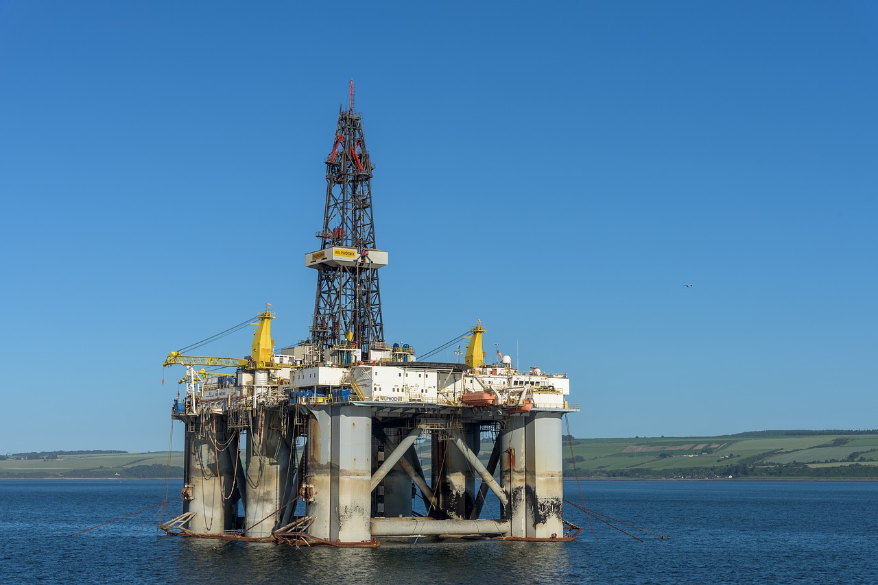 Naftos Platforma,  Škotija,  Cromarty Firth,  Industrija,  Invergordon,  Uosto,  Laivas,  Plieno,  Alyva,  Gręžimo