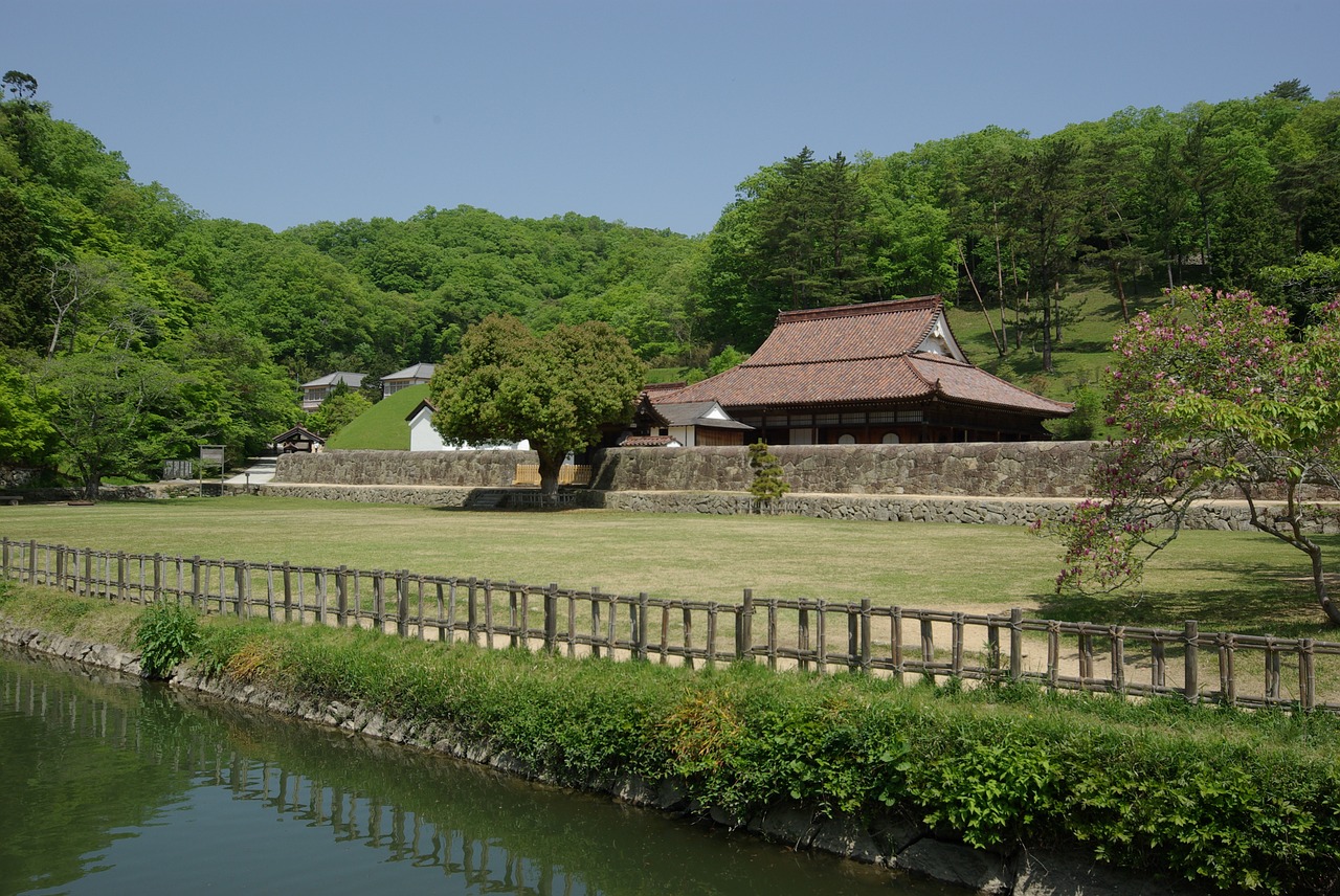 Okayama, Shizutani Mokykla, Akmeninė Siena, Nemokamos Nuotraukos,  Nemokama Licenzija