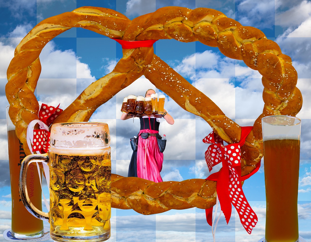 Oktoberfest, Alus, Breze, Keramzelis, Bavarija, Munich, Tradicija, Švesti, Liaudies Šventė, Bavarian