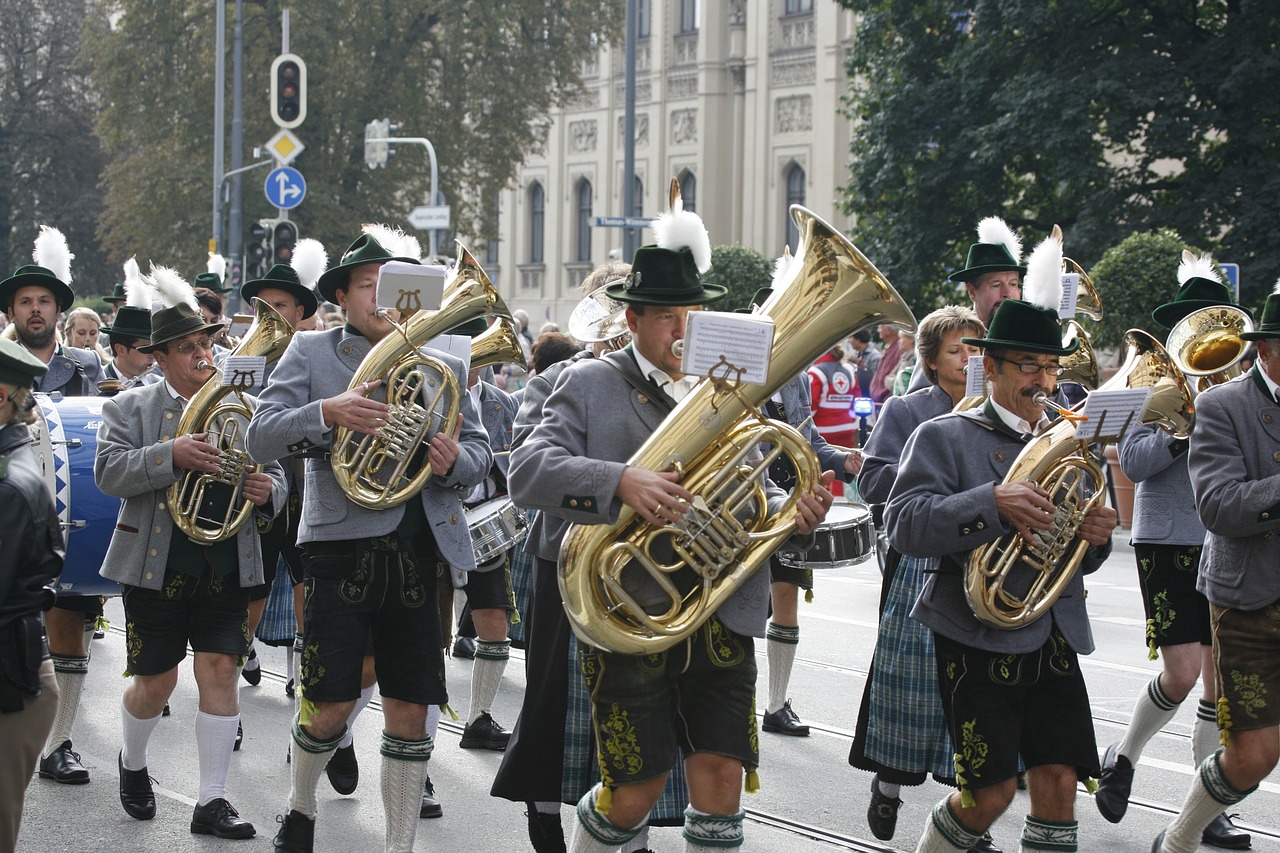 Oktoberfest, Kostiumų Paradas, Dūdų Orkestras, Nemokamos Nuotraukos,  Nemokama Licenzija