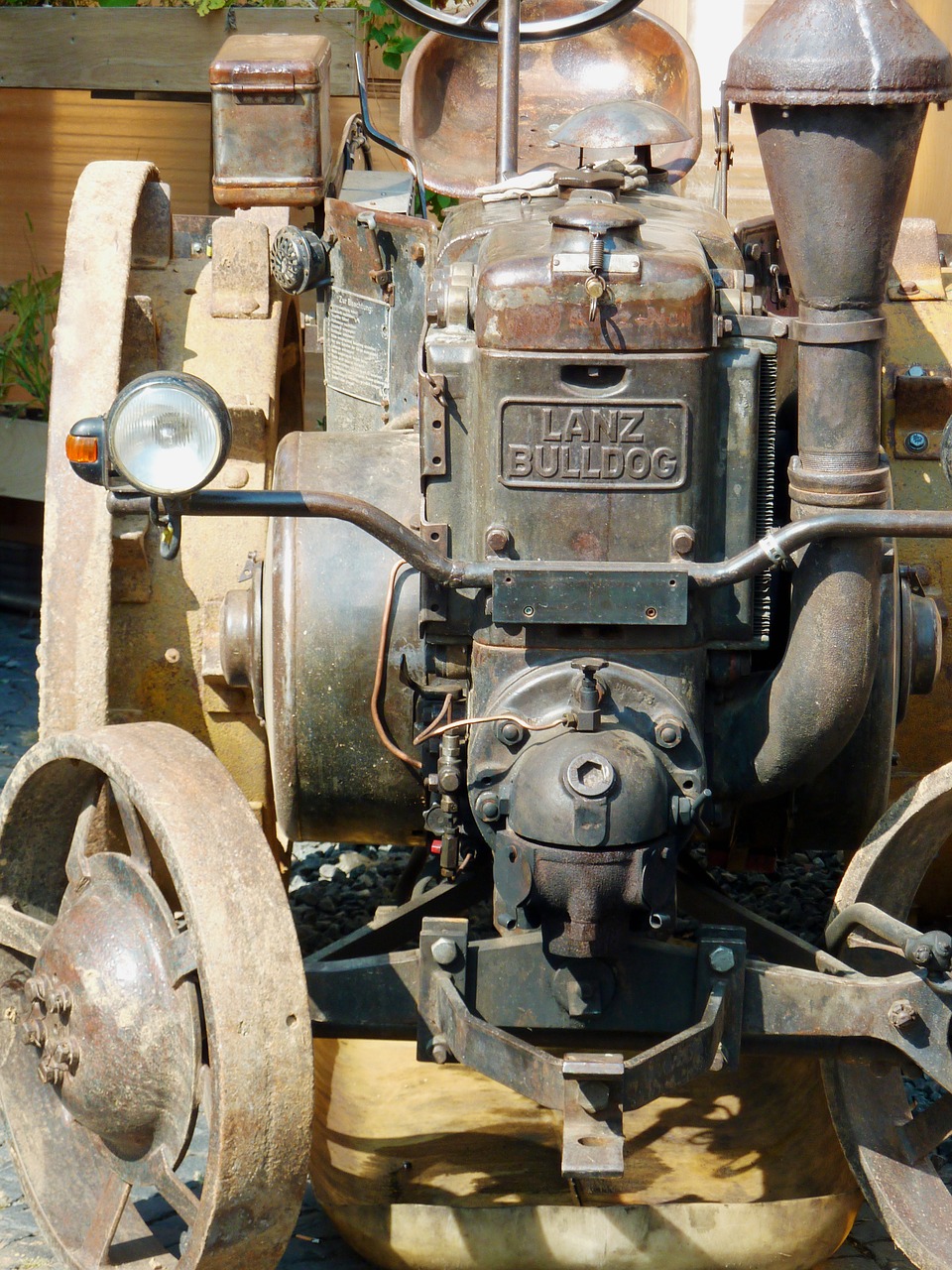 Senas, Buldogas, Istorinė Žemės Ūkio Technika, Istoriniai Traktoriai, Žemės Ūkio Technika, Žemdirbystė, Senoji, Oldtimer, Technologija, Traktorius