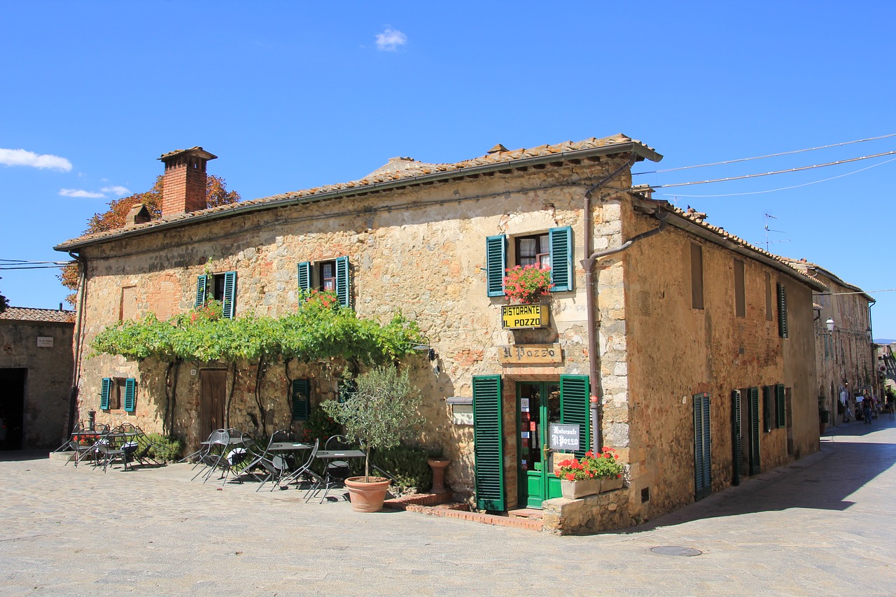 Senas, Castello Di Monteriggioni, Toscane, Monteriggioni, Viduramžių, Kaimas, Ispanų, Siena, Architektūra, Europa