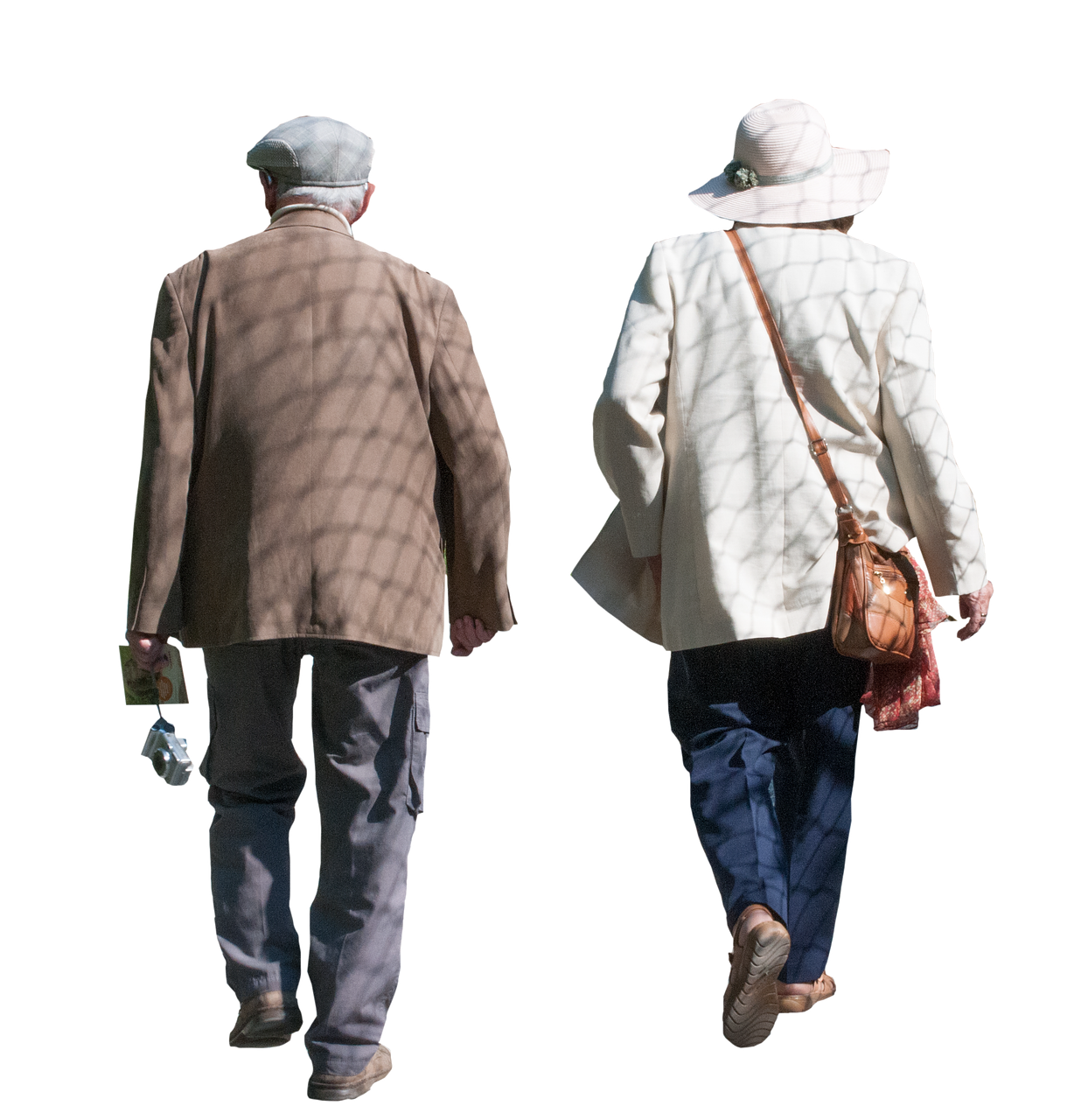 Senas, Pensininkai, Izoliuotas, Vyras, Moteris, Vaikščioti, Vyresnysis, Senyvo Amžiaus, Išėjimas Į Pensiją, Subrendęs