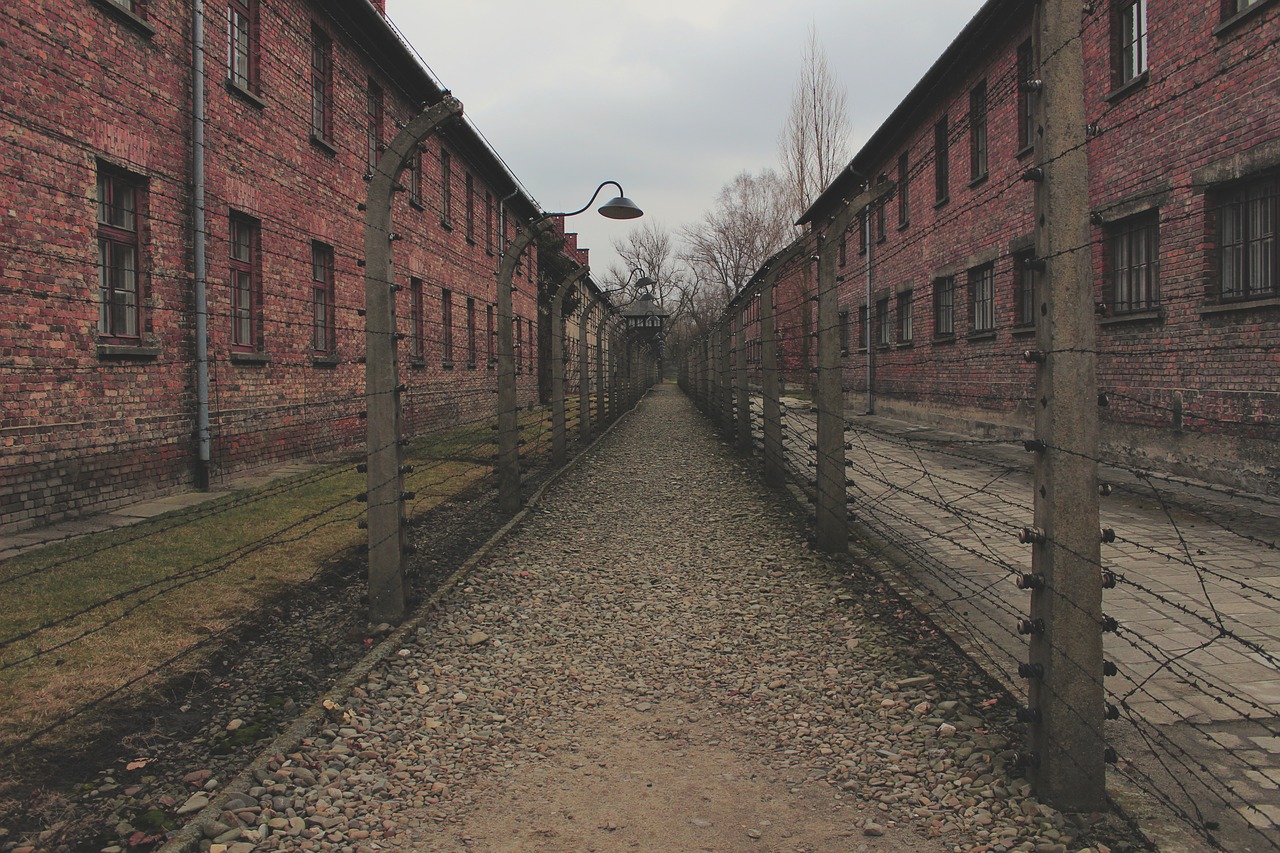Senas,  Plyta,  Gatvė,  Architektūra,  Lauke,  Auschwitz,  Koncentracijos Stovykla,  Lenkija,  Nazi,  Stovykla