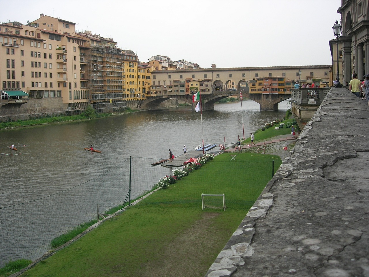 Senas Tiltas, Florencija, Italy, Istorinis, Žmonės, Riverside, Vaikščioti, Namai, Architektūra, Nemokamos Nuotraukos