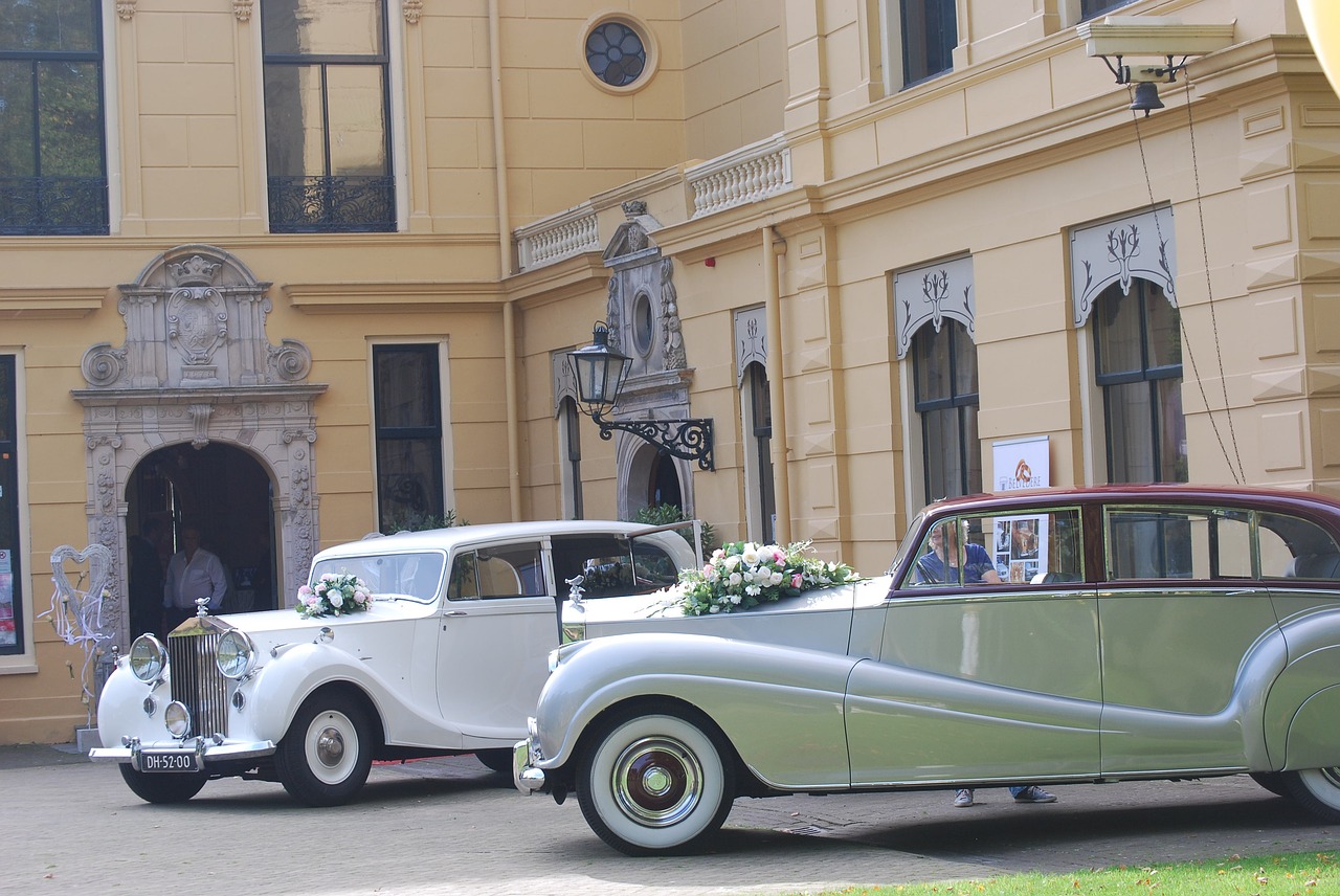 Senas Automobilis, Vestuvių Automobilis, Automobiliai, Nemokamos Nuotraukos,  Nemokama Licenzija