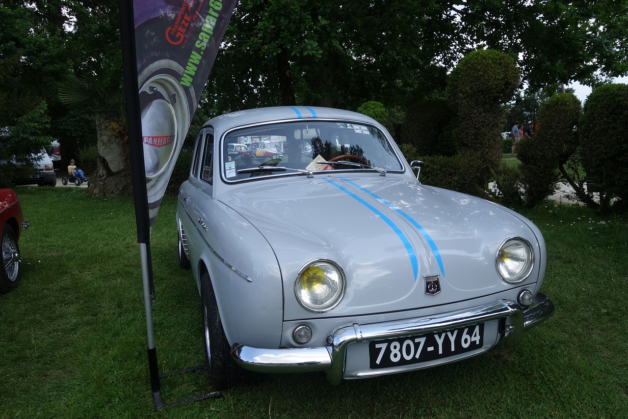 Senų Automobilių,  Renault,  Dauphine,  Lazda, Nemokamos Nuotraukos,  Nemokama Licenzija