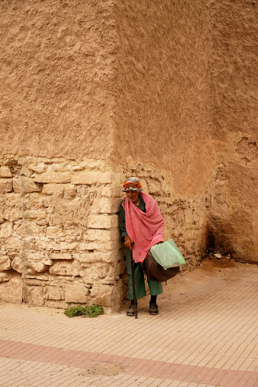 Senas Vyras, Marokas, Esaurija, Vaikščiojimas, Nemokamos Nuotraukos,  Nemokama Licenzija