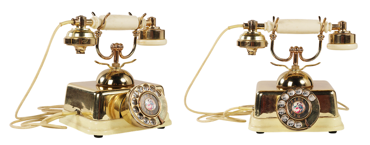 Senas Telefonas, Telefonas, Nuoroda, Skambinti, Derlius Telefonu, Vamzdis, Vintage, Diskas, Garsiakalbis, Auksinis