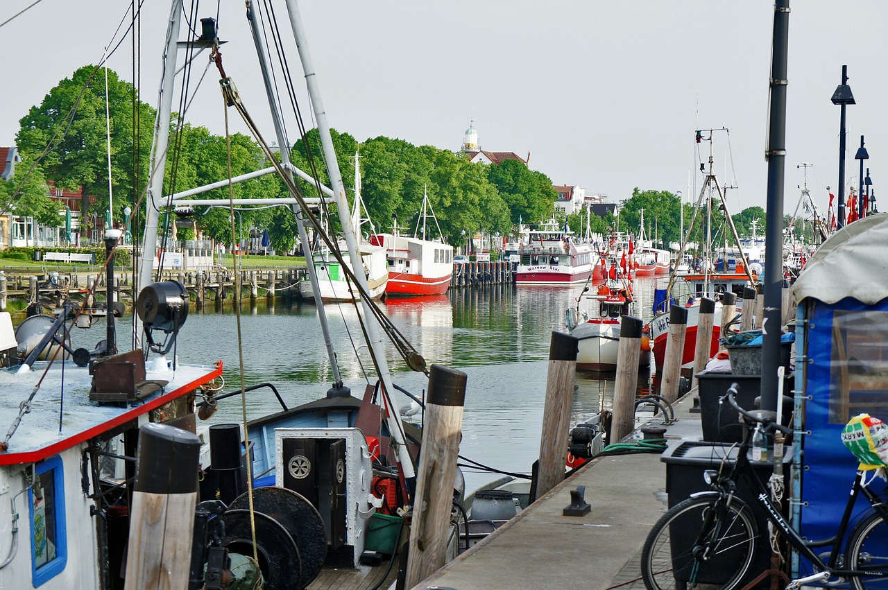 Senoji Jėga, Warnemünde, Baltijos Jūra, Vanduo, Boot, Uostas, Žvejybos Laivai, Nemokamos Nuotraukos,  Nemokama Licenzija