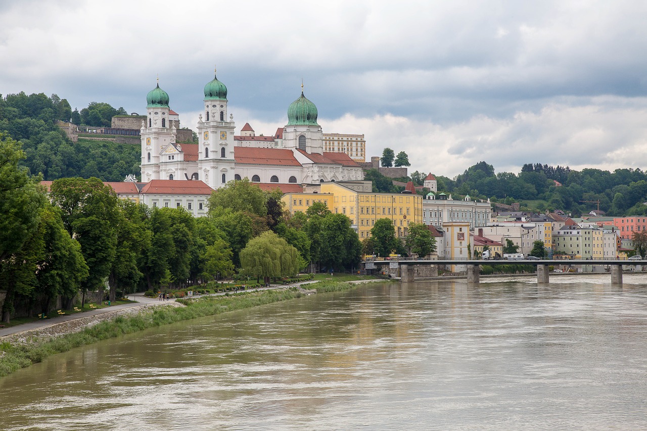 Senamiestis, Passau, Danube, Nemokamos Nuotraukos,  Nemokama Licenzija