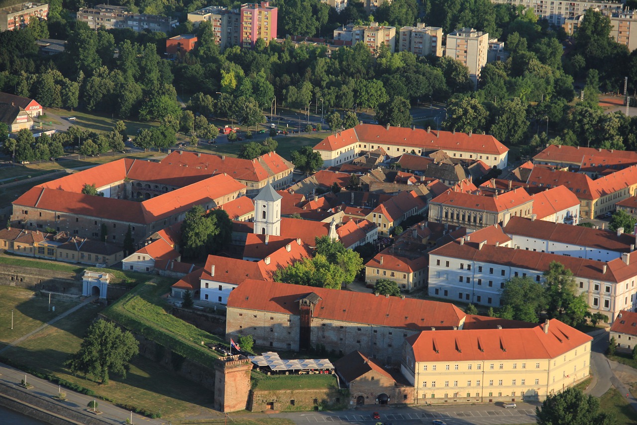 Senamiestis, Osijek, Tvrđa, Tvirtovė, Architektūra, Miestas, Nemokamos Nuotraukos,  Nemokama Licenzija