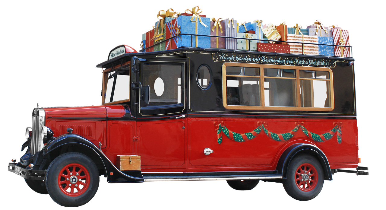 Oldtimer, Autobusas, Kalėdų Atsisiųsti, Avalhe Wohlfahrt, Rothenburg O, Tauber, Atleidžiami Ir Redaguojami, Kalėdos, Dovanos, Kalėdų Laikas