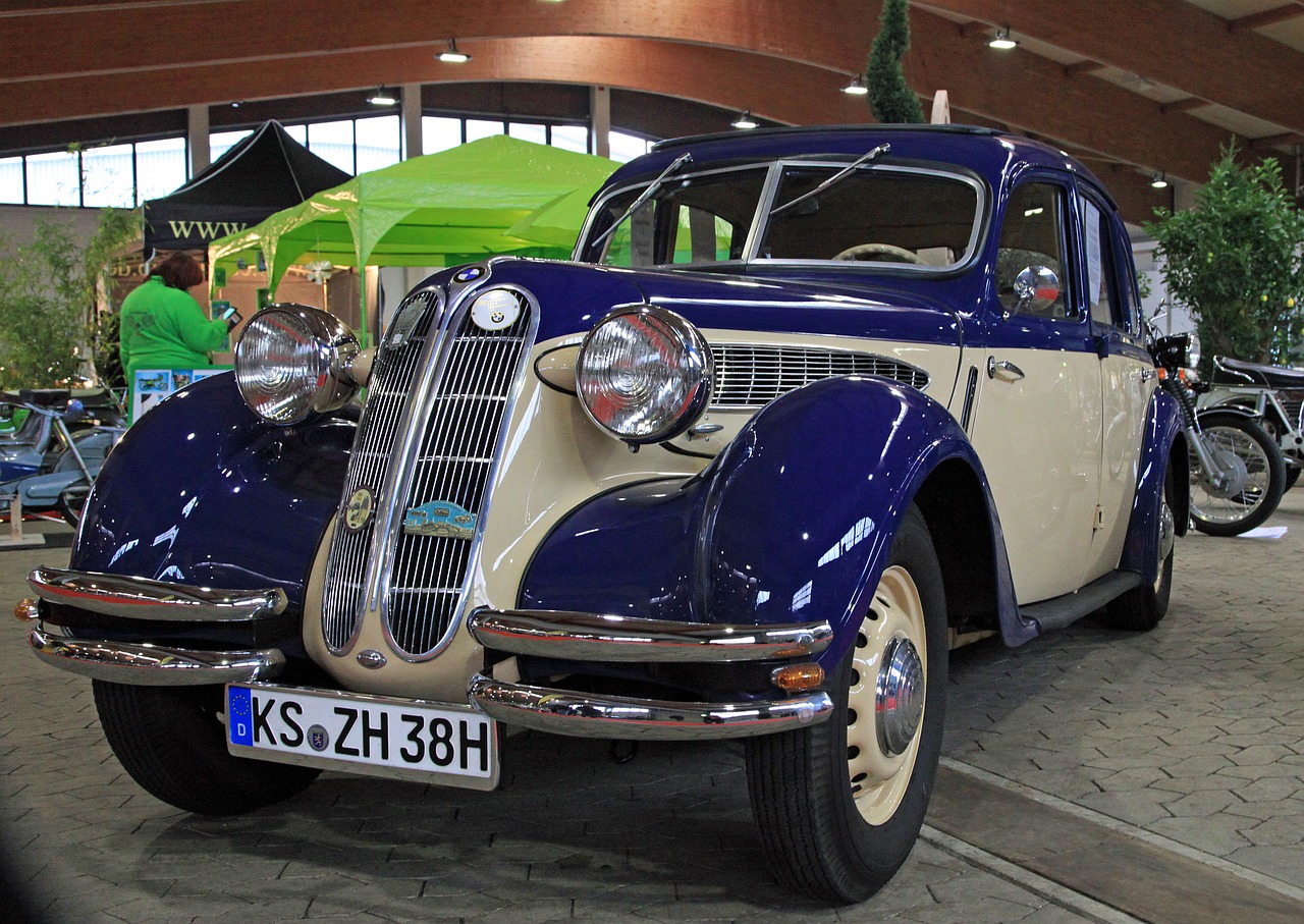 Oldtimer, Senas Automobilis, Bmw, Klasikinis, Automobiliai, Automatinis, Retenybė, Mėlynas, Senovinių Automobilių Automobilis, Nemokamos Nuotraukos