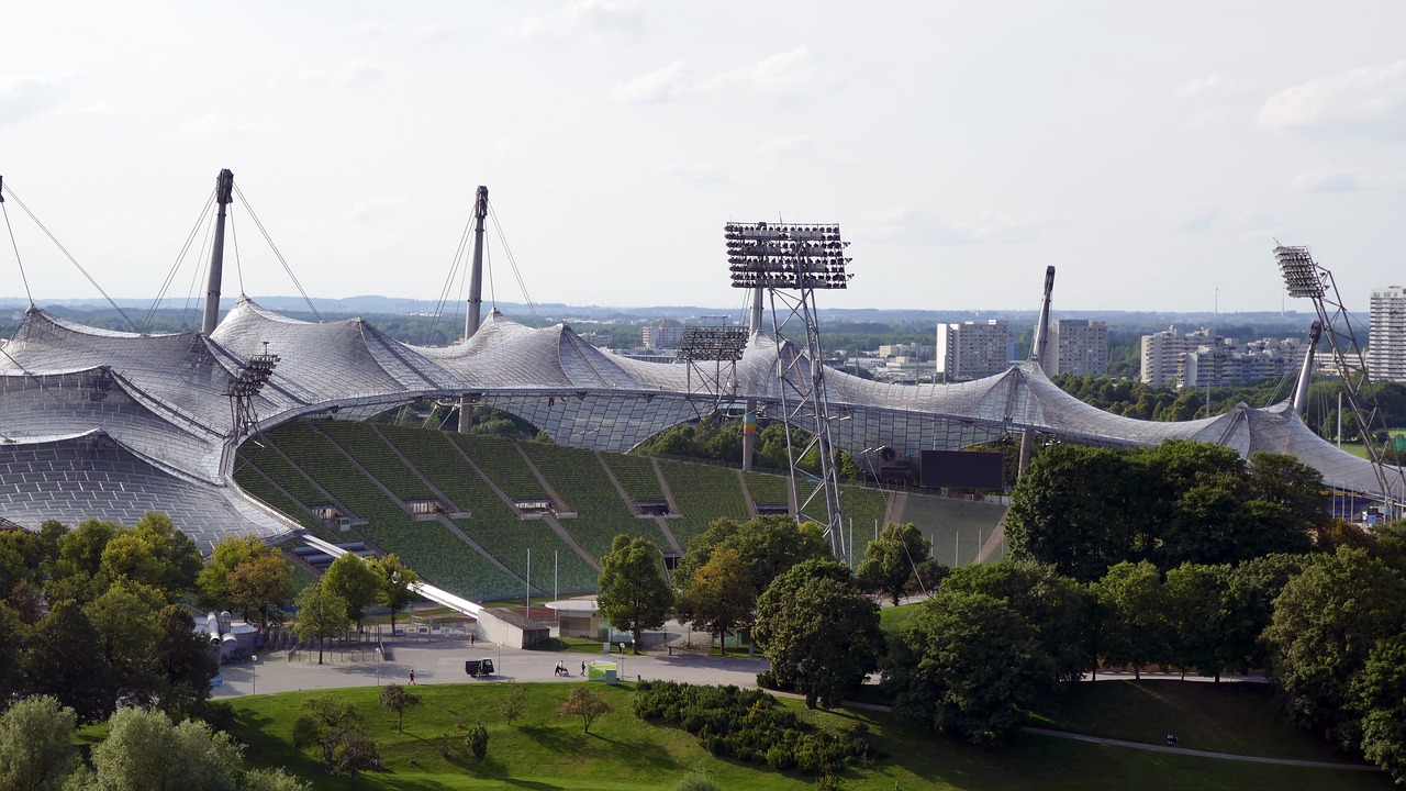 Olimpinis Parkas, Poilsio Zona, Kelionės Tikslas, Stadionai, Tv Bokštas, Parkas, Lankytinos Vietos, Munich, Sporto Centras, Ežeras