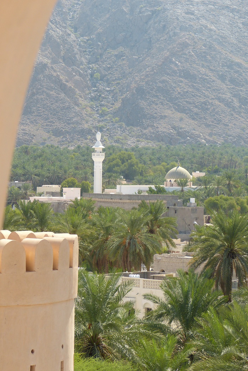 Oman, Fortas, Mečetė, Nemokamos Nuotraukos,  Nemokama Licenzija