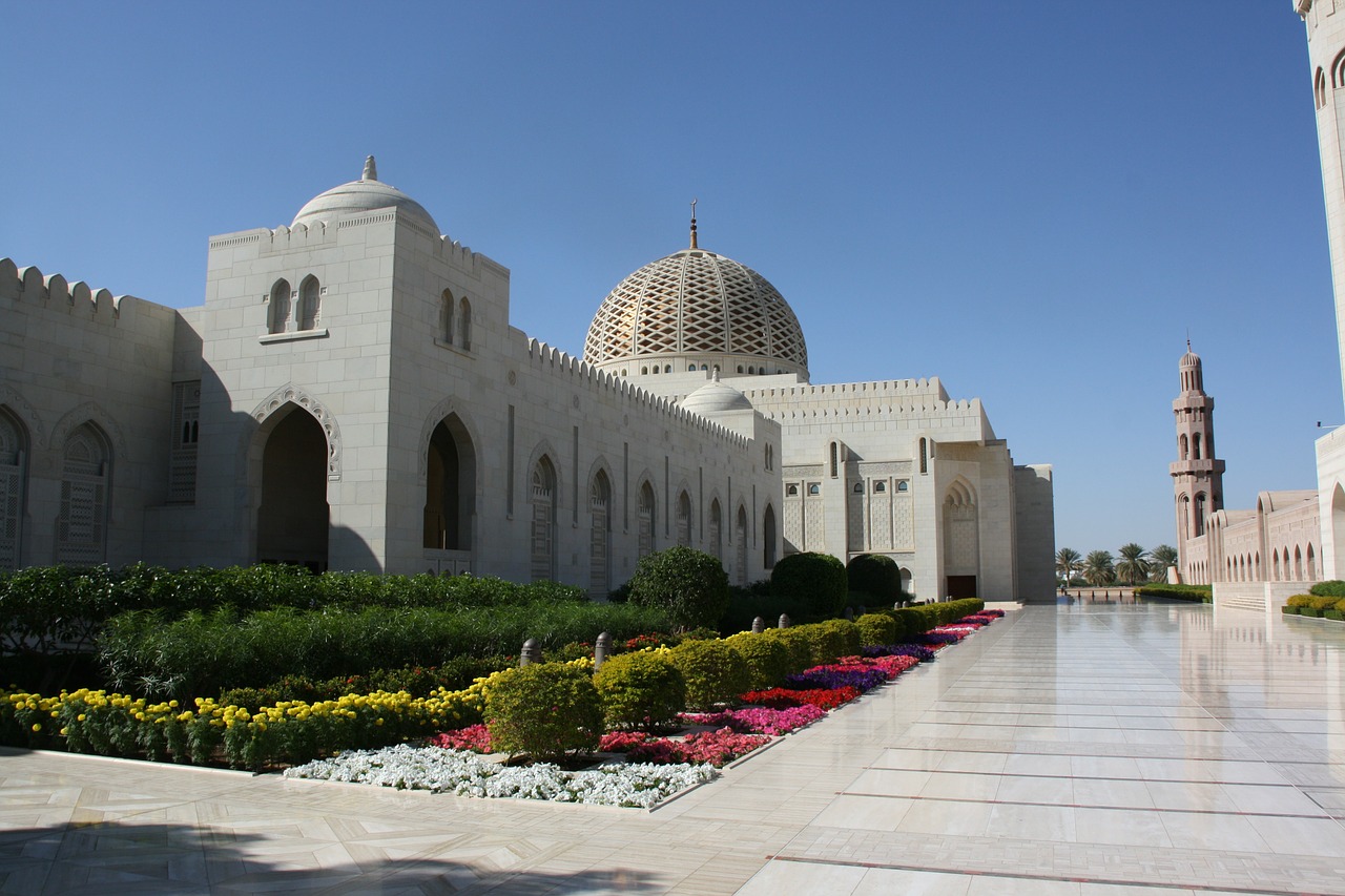 Oman, Grroße Mečetė, Sultan Kaboos, Mečetė, Muskatas, Nemokamos Nuotraukos,  Nemokama Licenzija