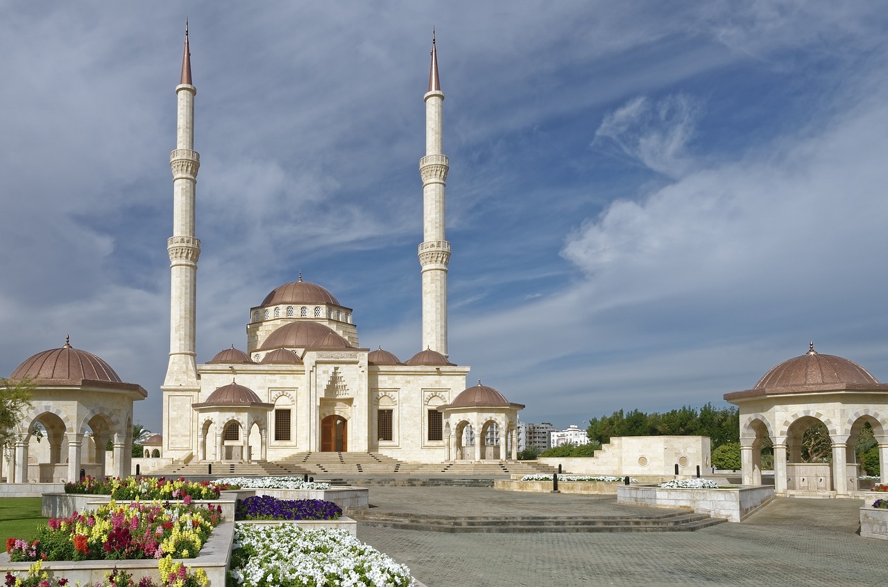 Oman, Muskatas, Saeed Bin Taimur-Masjid-Mošeja, Minaretas, Architektūra, Religija, Pastatas, Kupolas, Nemokamos Nuotraukos,  Nemokama Licenzija