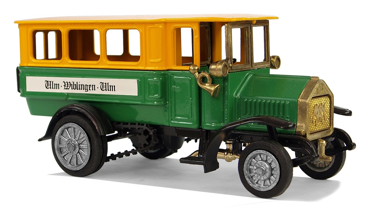 Vienas, Pirmasis Autobusas 1916, Pirmasis Autobusas 1916, Oldtimer, Autobusai, Hobis, Modeliniai Automobiliai, Surinkti, Modeliai, Modelis