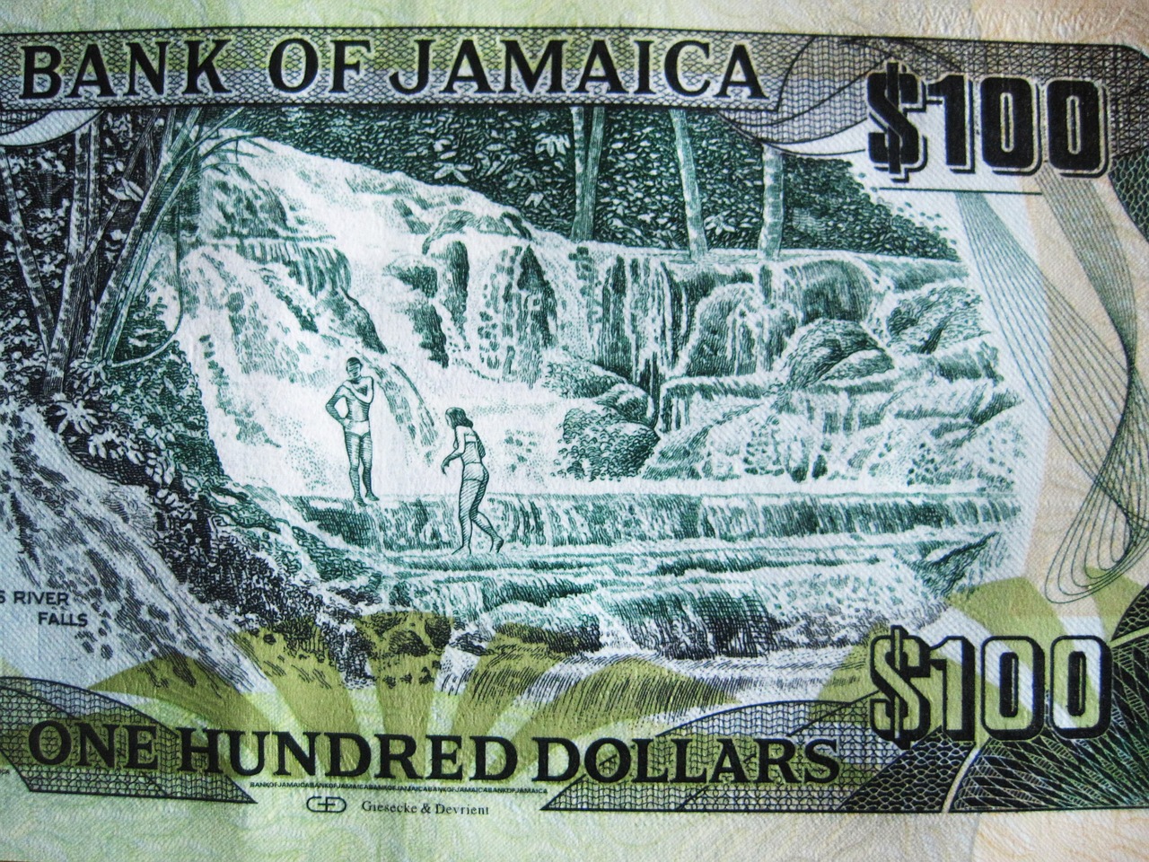 Šimtas Jamaikos Doleris, Jamaikos Valiuta, Dolerio Kupiūra, Doleris, Valiuta, Sąskaitos, Pinigai, Fondai, Sąskaitą, Popieriniai Pinigai