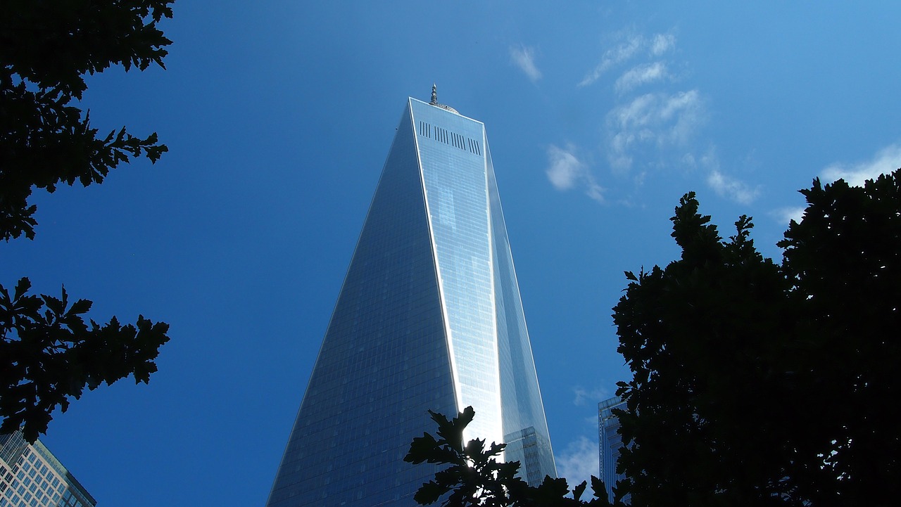 Vienas Pasaulio Prekybos Centras, Niujorkas, Usa, Turistų Atrakcijos, Stiklas, Panorama, Pasaulio Prekybos Centras, Manhatanas, Nyc, Amerikietis