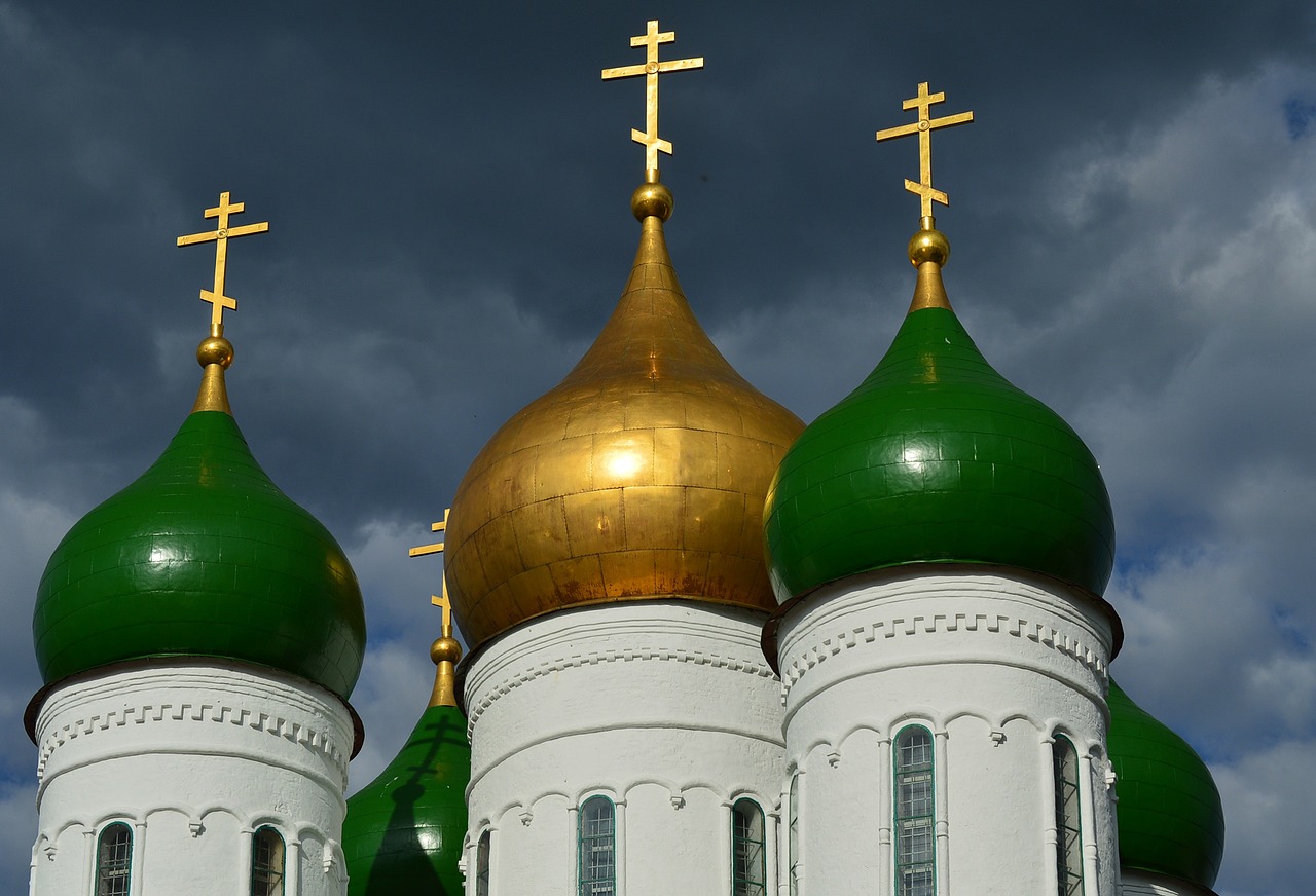 Svogūnai,  Ortodoksas,  Bažnyčia,  Kupolas,  Rusija,  Kolomna,  Religija,  Dangus,  Kultūra,  Europa