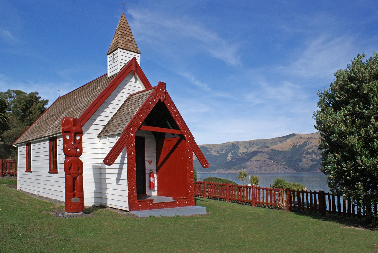 Onuku Bažnyčia, Akaroa, Naujoji Zelandija, Nemokamos Nuotraukos,  Nemokama Licenzija