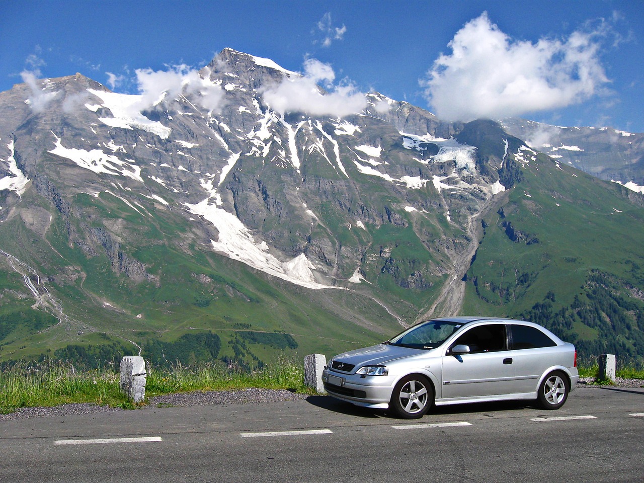 Opel,  Automobilis,  Astra,  Kelias,  Gatvė,  Alpių,  Kraštovaizdis,  Gabenimas,  Alpės, Nemokamos Nuotraukos