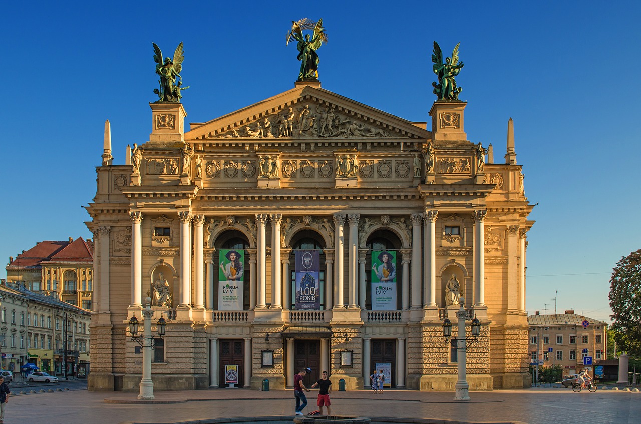 Opera, Operetinė, Teatras, Lviv, Ukraina, Muziejus, Tvirtovė, Arsenalas, Centras, Miestas