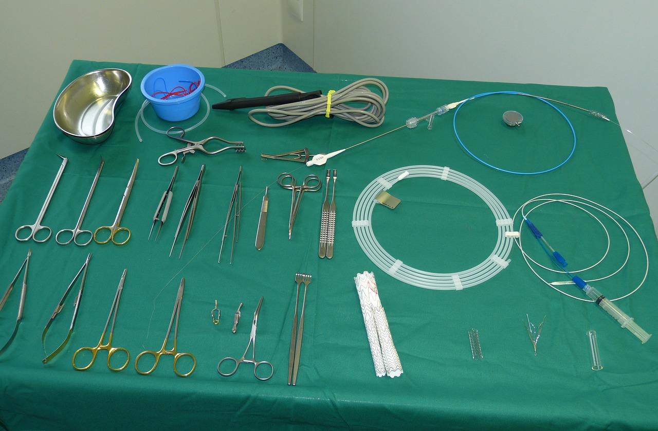 Operacija, Medicinos, Gydytojas, Op, Instrumentas, Ligoninė, Klinika, Žirklės, Replės, Pincetai