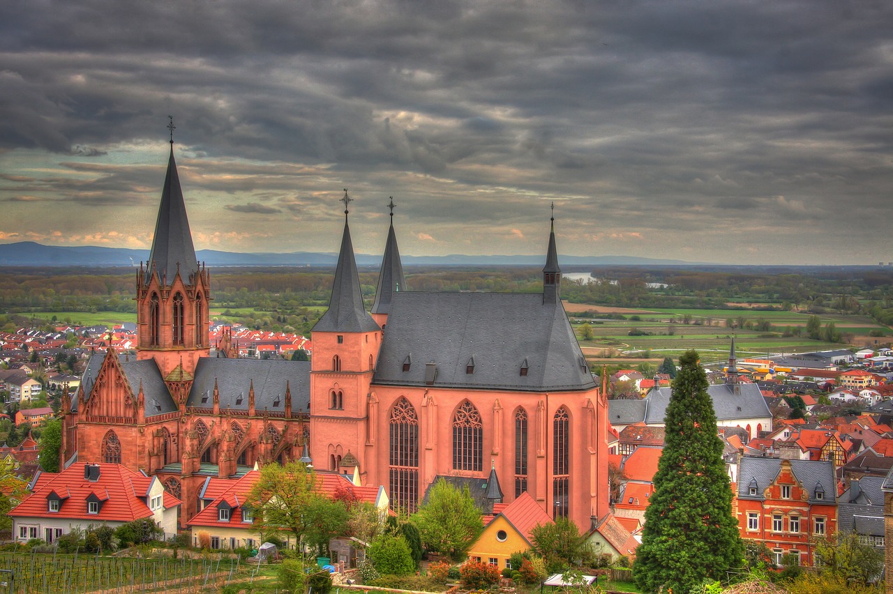 Oppenheim, Rheinland, Rheinhessen, Bažnyčia, Šv. Kotrynos Bažnyčia, Rinas, Neveikia, Nemokamos Nuotraukos,  Nemokama Licenzija