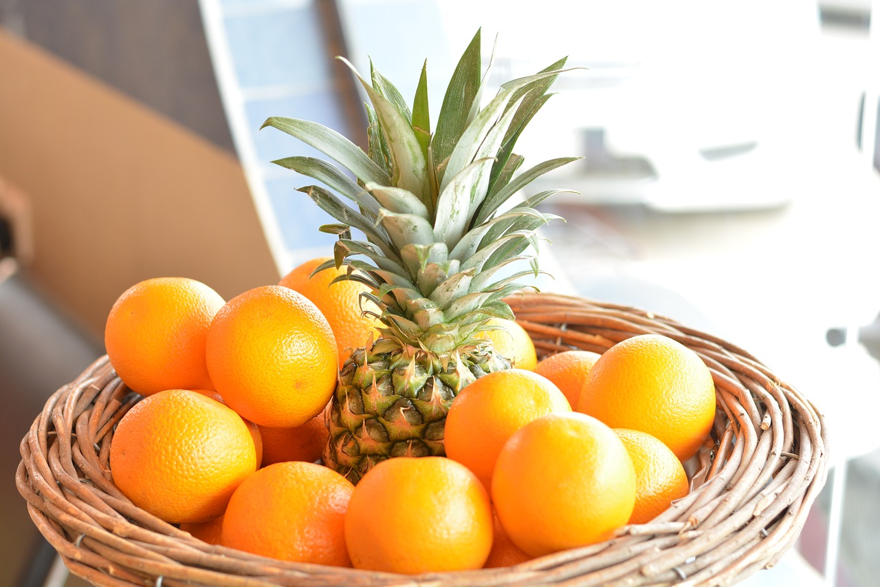 Apelsinai, Vaisiai, Vitaminai, Ananasai, Nemokamos Nuotraukos,  Nemokama Licenzija