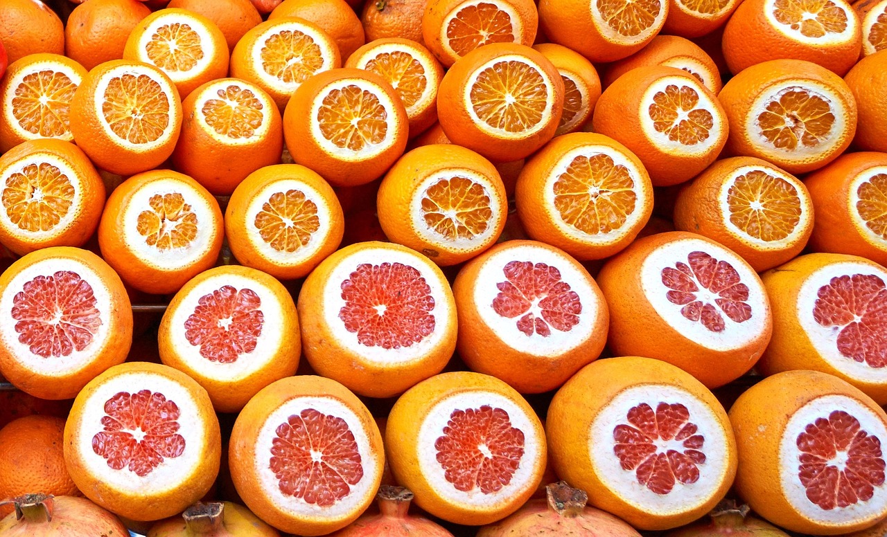 Apelsinai, Oranžinė, Greipfrutas, Citrusiniai Vaisiai, Vaisiai, Turgus, Saunus, Maistas, Vitaminai, Pasveikinti