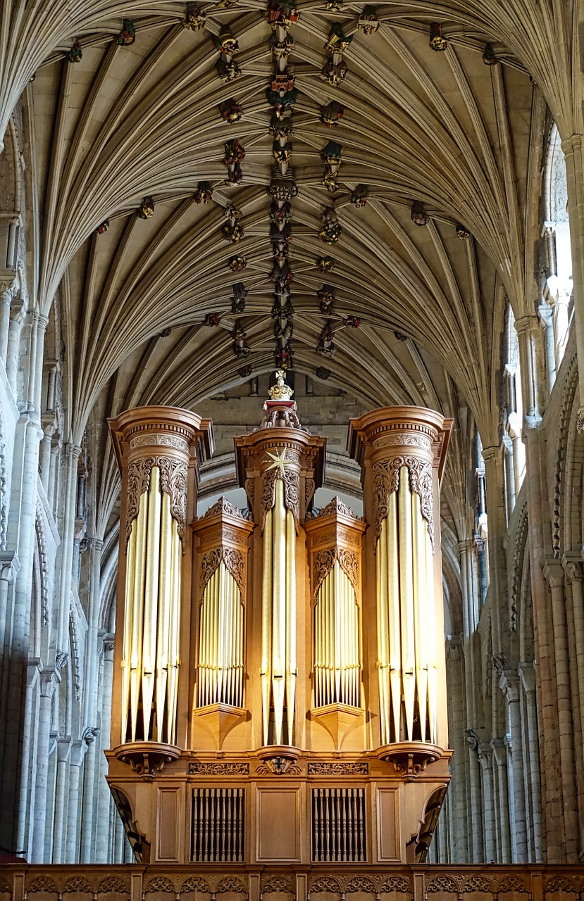 Organas, Norwich Katedra, Istorinis, Muzikinis, Vamzdžiai, Klasikinis, Krikščionis, Muzika, Instrumentas, Religija